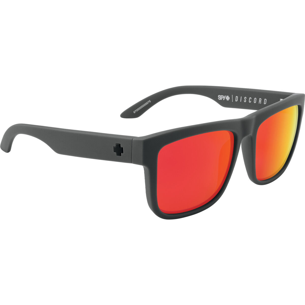 DISCORD, Soft Matte Dark Gray-Happy Gray Green Polar with Red Mirror, hi-res image number null